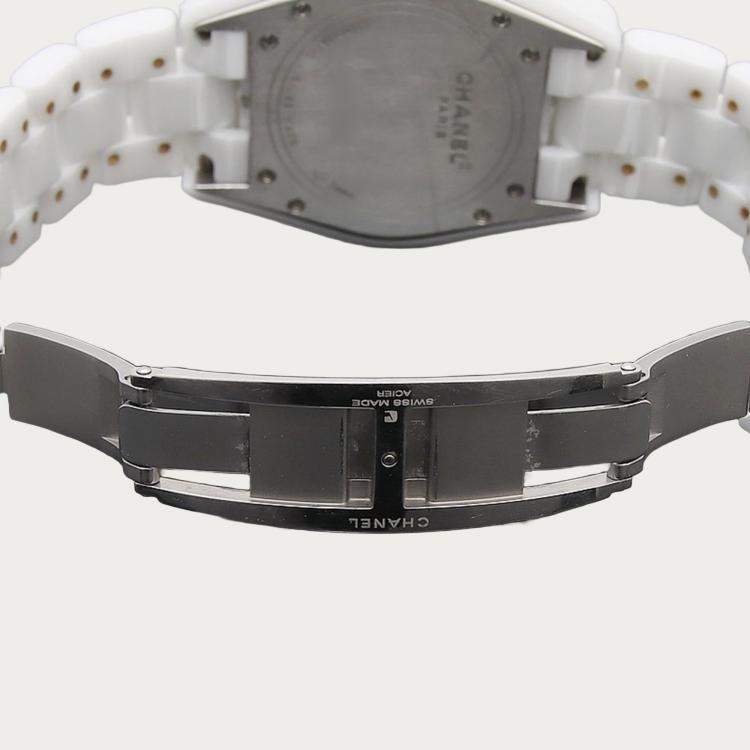 Pre Owned Chanel J12 Automatic Ceramic Stainless Steel Men's Wristwatch 41 mm
