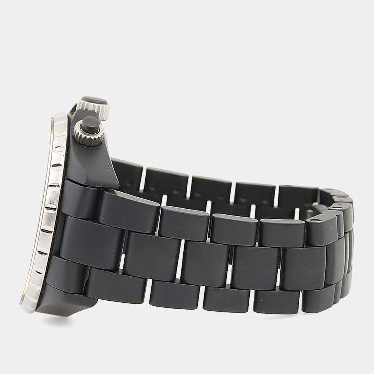 Pre Owned ساعة يد رجالية شانيل J12 سوبرليجيرا أوتوماتيكية سيراميك ستانلس ستيل 41.5 مم