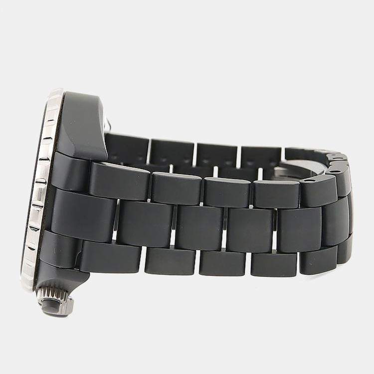 Pre Owned ساعة يد رجالية شانيل J12 سوبرليجيرا أوتوماتيكية سيراميك ستانلس ستيل 41.5 مم