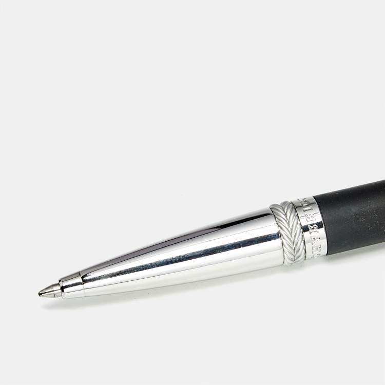 مملوكة مسبقًا Charriol Resin Silver Tone Ballpoint Pen