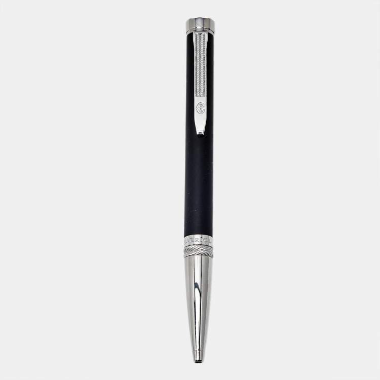 مملوكة مسبقًا Charriol Resin Silver Tone Ballpoint Pen