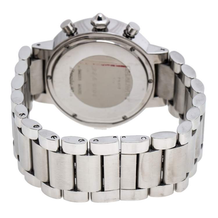 Pre Owned Chaumet Black Stainless Steel Style De Chaumet Men's Wristwatch 40 mm