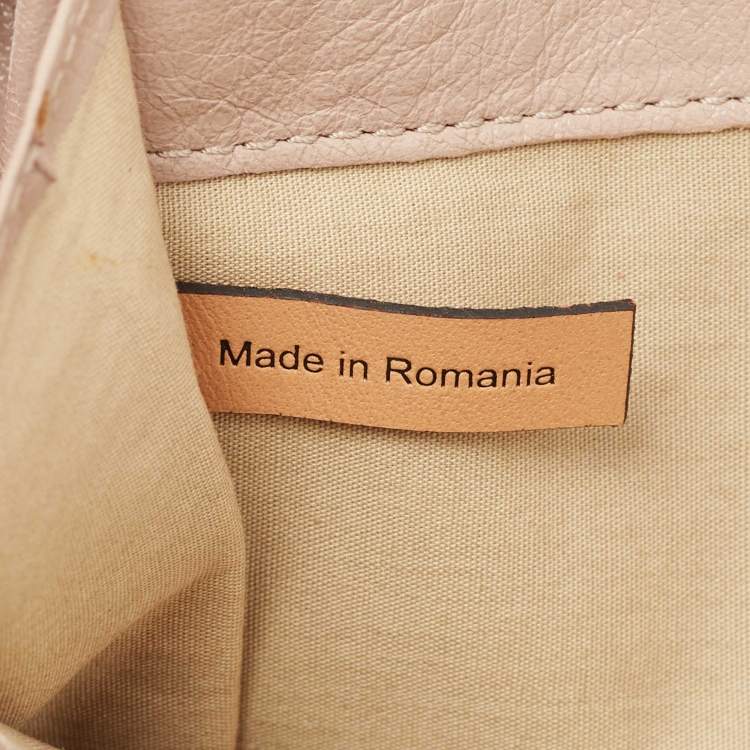 Pre Owned Chloe Beige Leather Lily Continental Wallet