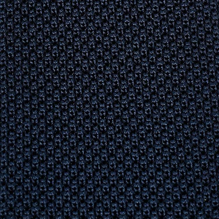 Pre Owned Chopard Blue Silk Knit Skinny Tie
