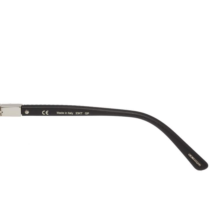 Pre Owned Chopard Black & Silver/Grey SCH907 Polarized Aviator Sunglasses