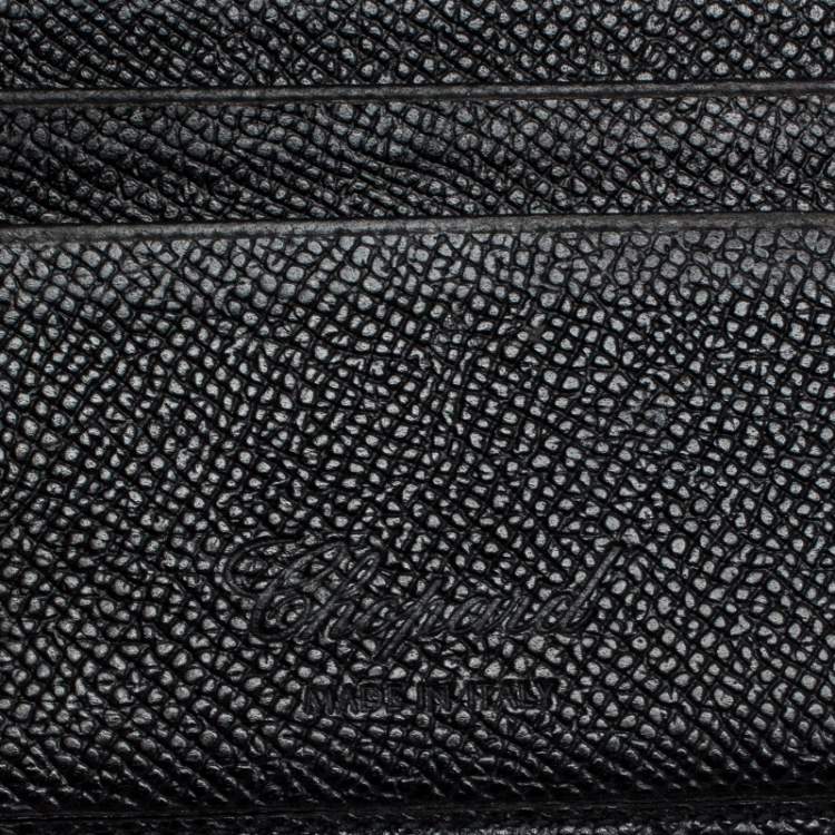 Pre Owned Chopard Black Leather Classic Bifold Wallet