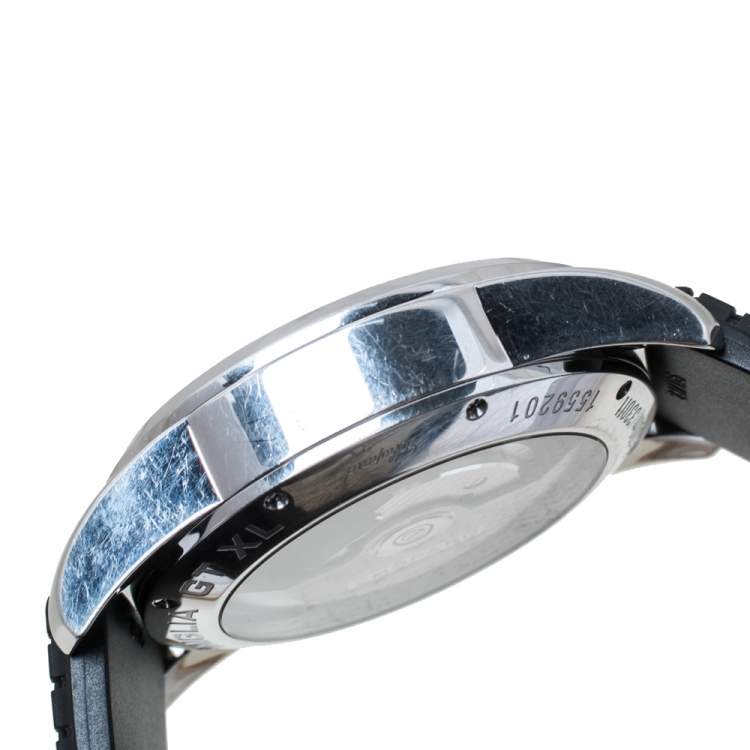 Pre Owned Chopard Black Stainless Steel Rubber MIlle Miglia GT XL 16-8514-3001 Men's Wristwatch 44 mm