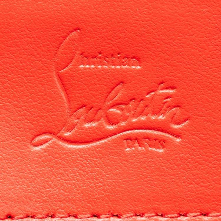 Pre Owned Christian Louboutin Black/Red Leather and Rubber Small Explorafunk Backpack