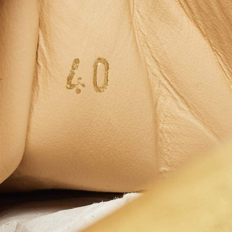 Pre Owned Christian Louboutin Multicolor Leather and PVC Loubishark Sneakers Size 40