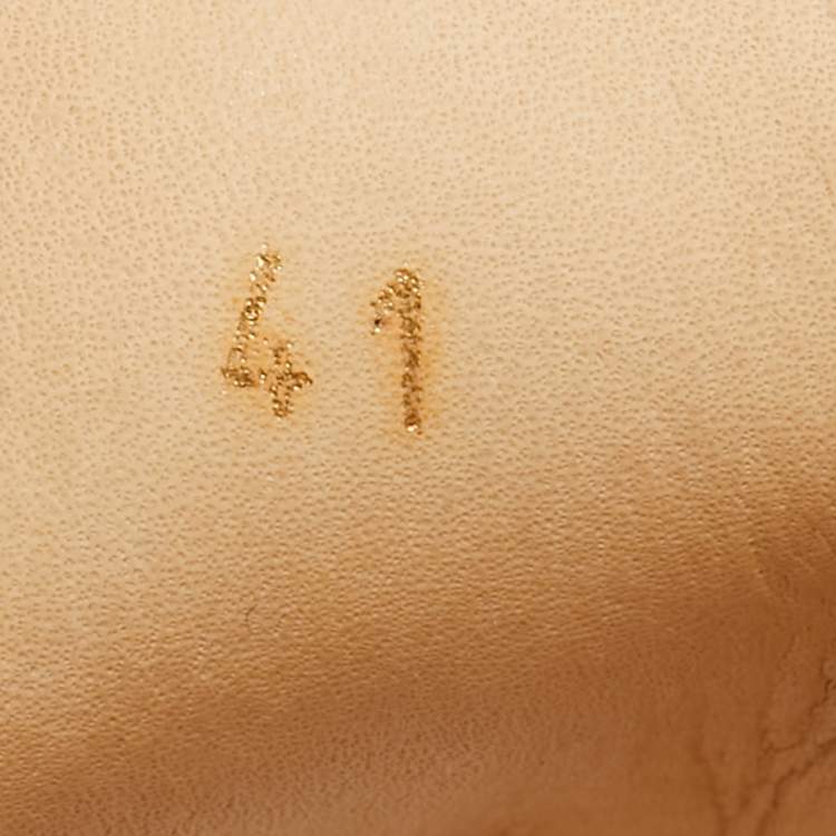 Pre Owned Christian Louboutin Multicolor Suede And Leather Louis Spikes High Top Sneakers Size 41