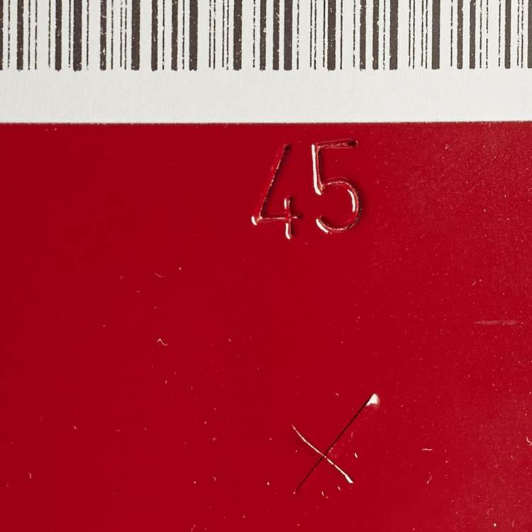 Pre Owned Christian Louboutin MJ Moc Size 45 Black Leather Slip On  Loafers