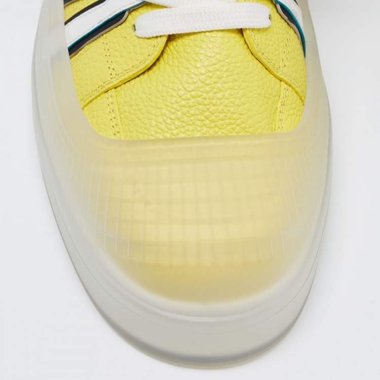 مملوكة مسبقًا Christian Louboutin Multicolor Leather and Rubber Vida Viva Sneakers Size 43.5