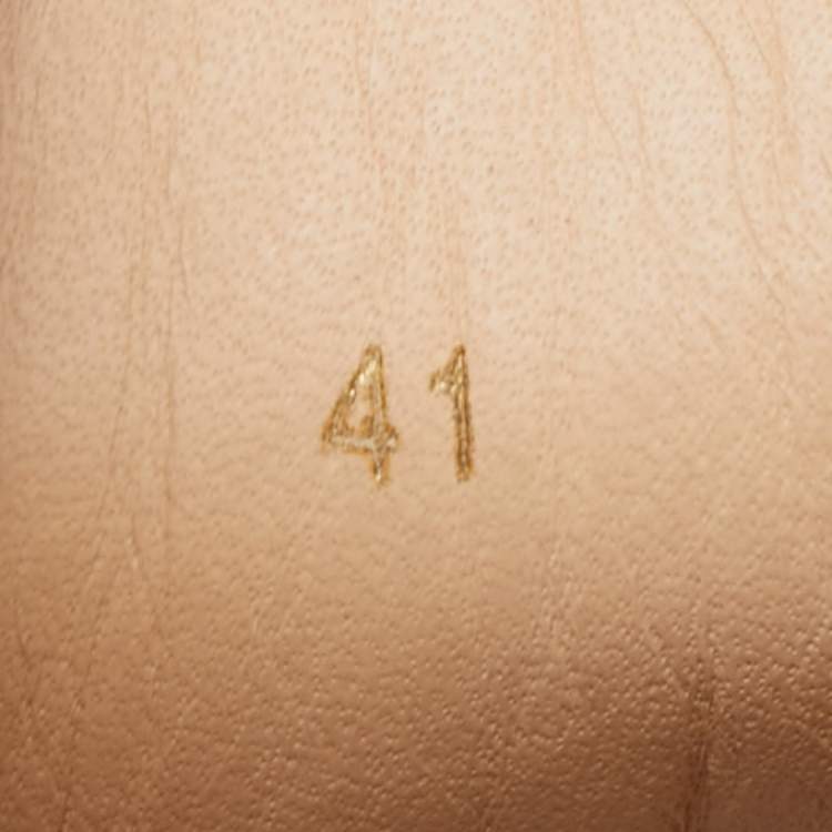 Pre Owned Christian Louboutin Brown Suede Louis Spike High Top Sneakers Size 41