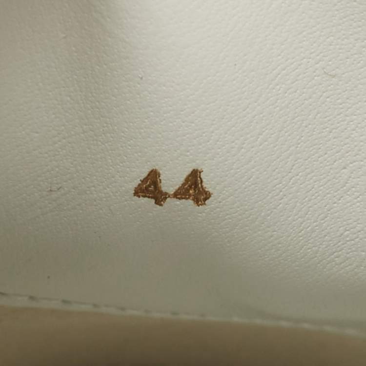 Pre Owned Christian Louboutin Multicolor Boat Embroidered Canvas and Leather No Limit Sneakers Size 44