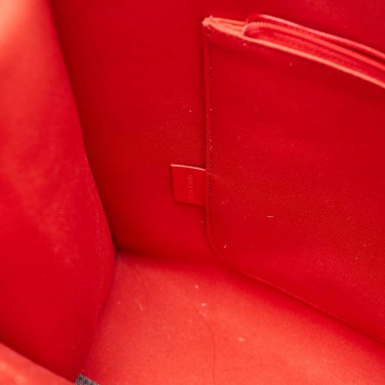 Pre Owned Christian Louboutin Grey Canvas Large Nastroloubi Tote