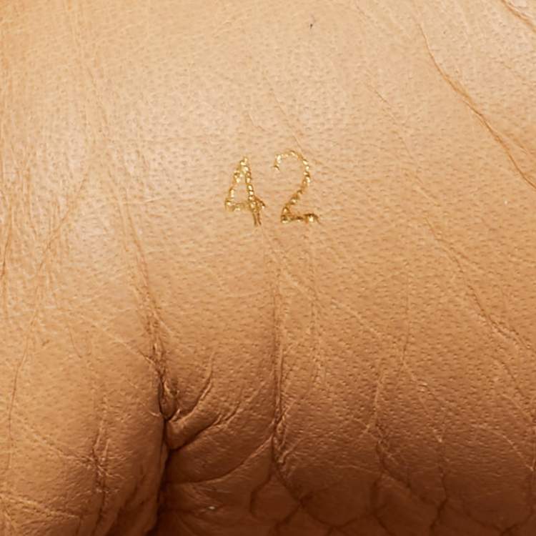 Pre Owned Christian Louboutin Blue Suede Louis High Top Sneakers Size 42