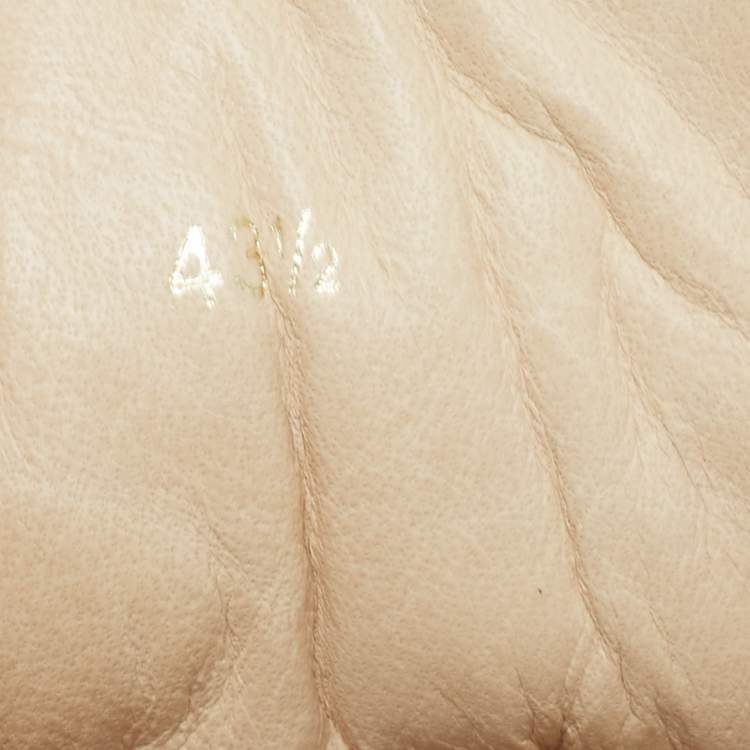 Pre Owned Christian Louboutin Navy Blue Leather Louis Spikes High Top Sneakers Size 43.5