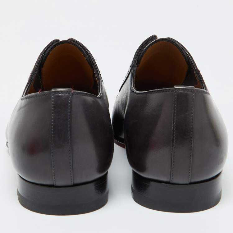 مملوكة مسبقًا Christian Louboutin Black Leather Loafers Size 39