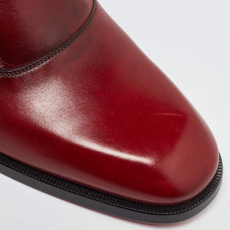 مملوكة مسبقًا Christian Louboutin Brick Leather Loafers Size 39