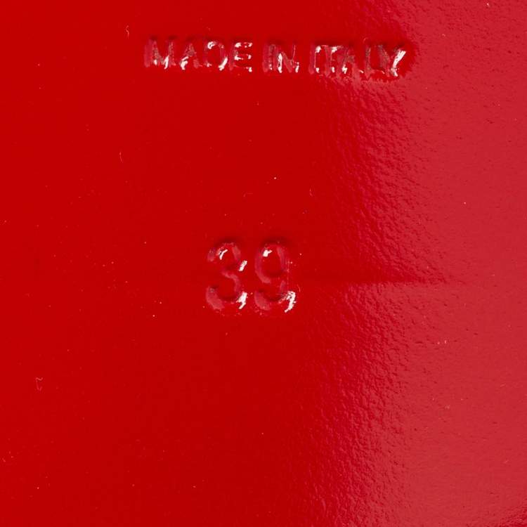 مملوكة مسبقًا Christian Louboutin Brick Leather Loafers Size 39