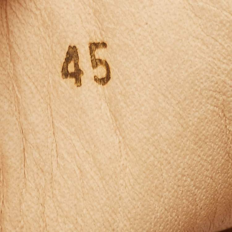 Pre Owned Christian Louboutin Multicolor Leather Lace Up Sneakers Size 45