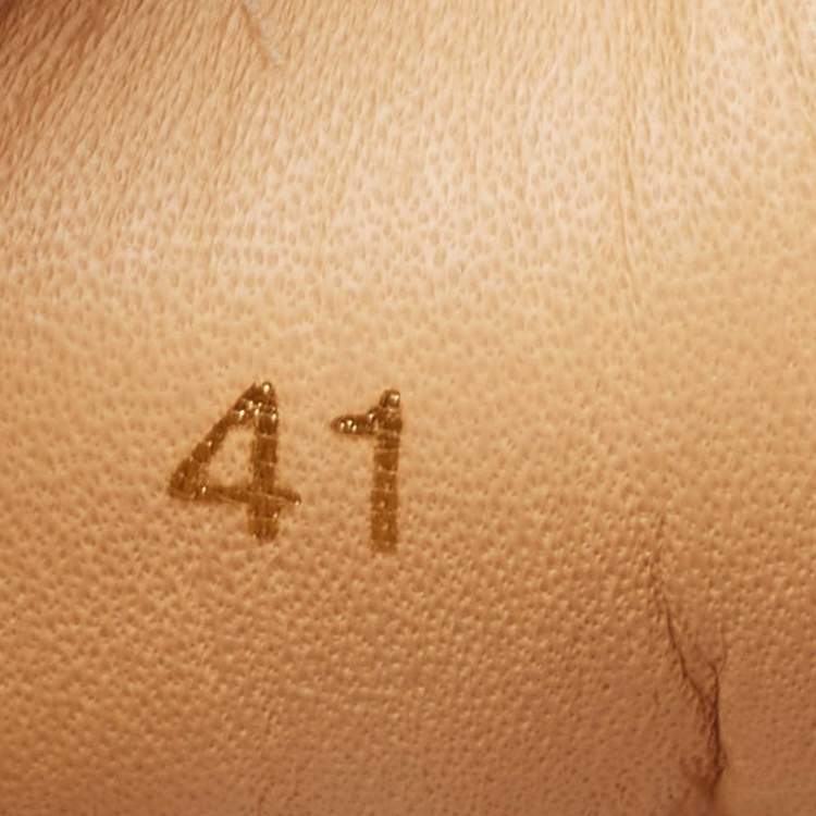 Pre Owned Christian Louboutin Black Leather and Nubuck Leather Seavaste Sneakers Size 41