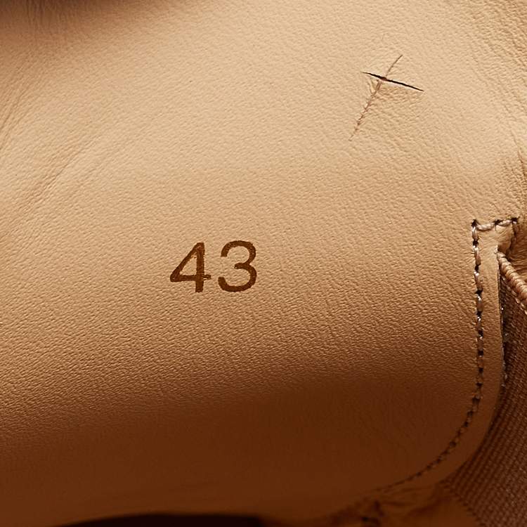 Pre Owned Christian Louboutin Black Leather Fique A Vontade Sneakers Size 43