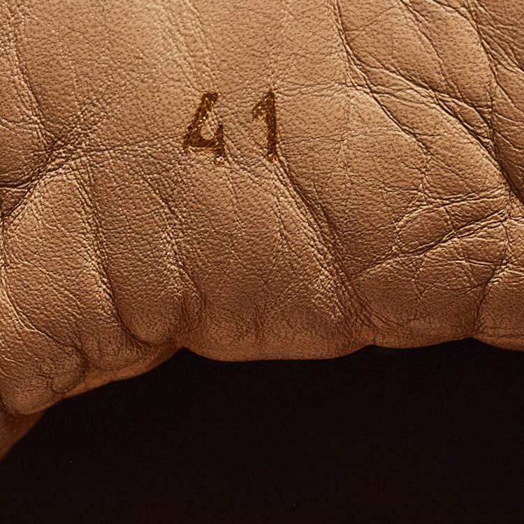 Pre Owned Christian Louboutin Blue Suede Lou Spikes Sneakers Size 41