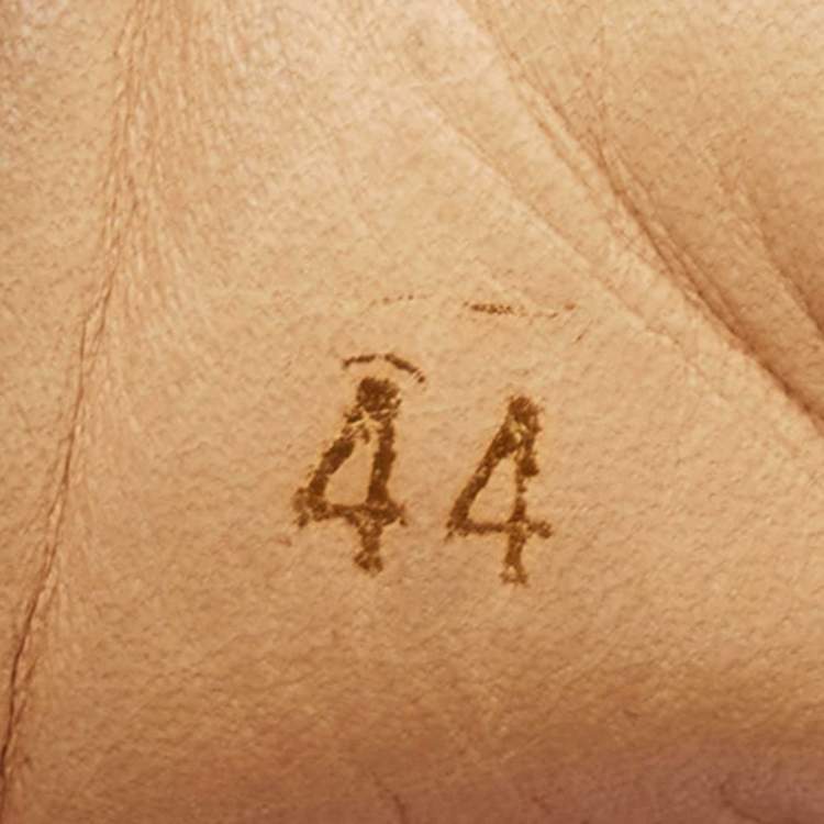 Pre Owned Christian Louboutin Black Suede Louis Junior Spikes Sneakers Size 44