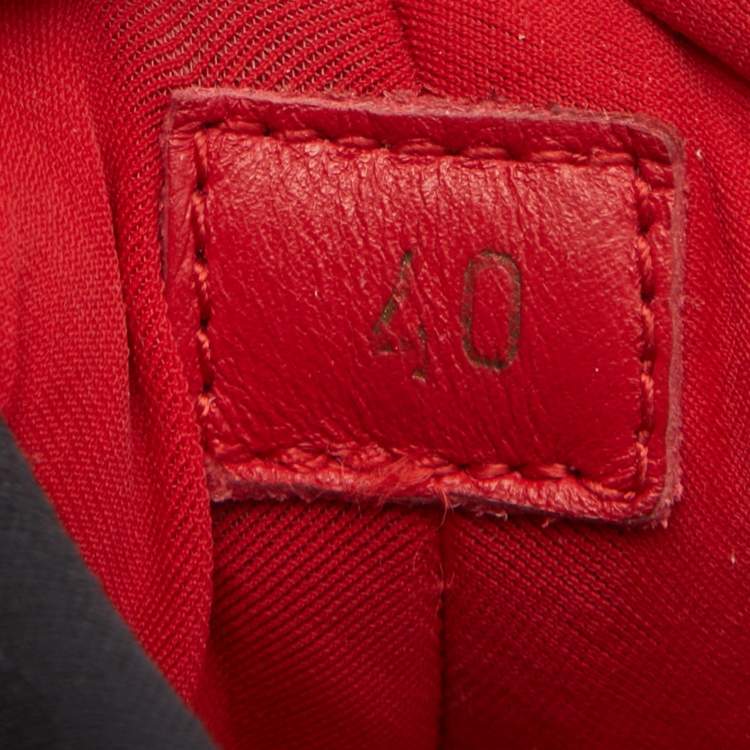 Pre Owned Christian Louboutin Black Canvas and Leather Happyrui Lace Up Sneakers Size 40