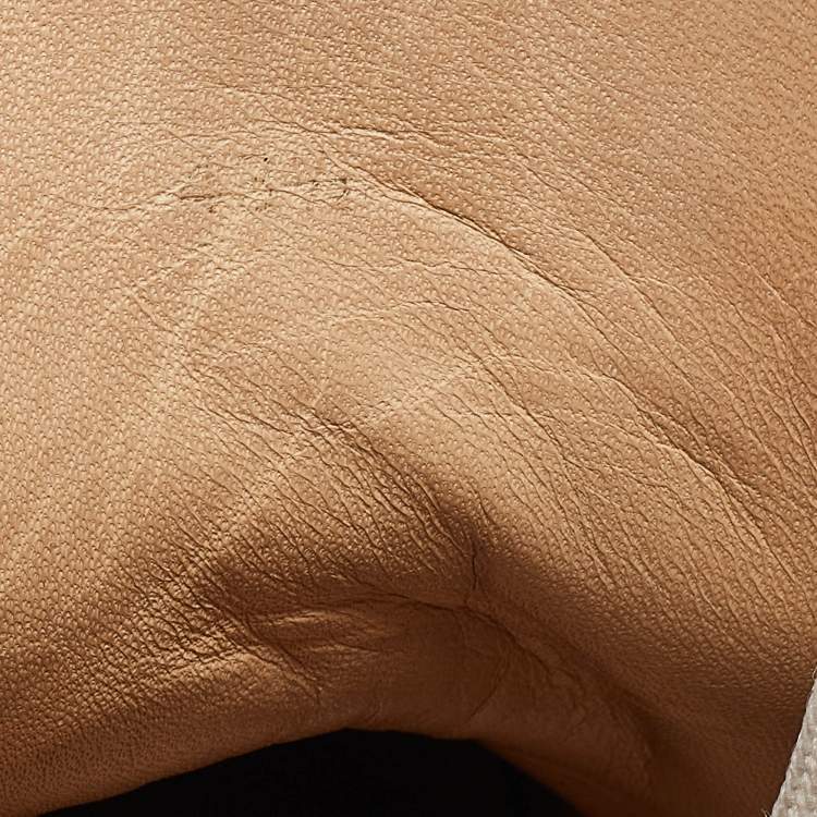 Pre Owned Christian Louboutin White Leather Louis Spikes High Top Sneakers Size 43.5