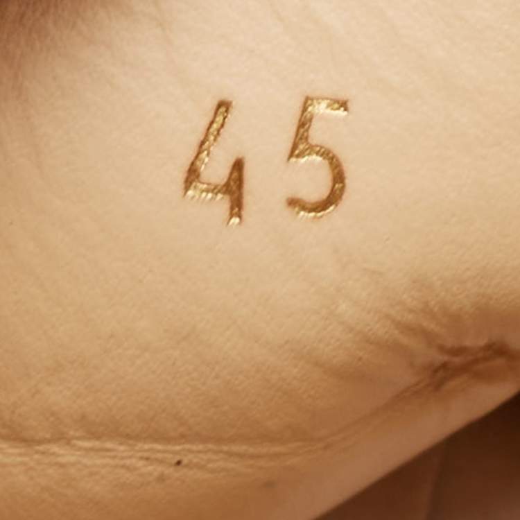 Pre Owned Christian Louboutin Black Suede Happyrui Spikes Sneakers Size 45