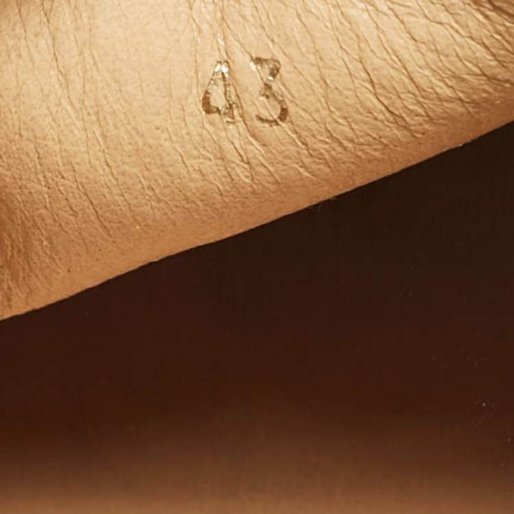 Pre Owned Christian Louboutin Multicolor Python Spike Pik Boat Sneakers Size 43