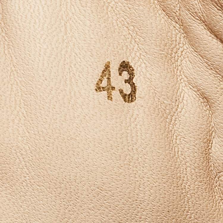 مملوكة مسبقًا Christian Louboutin Multicolor Brogue Leather Fleuri Sneakers Size 43