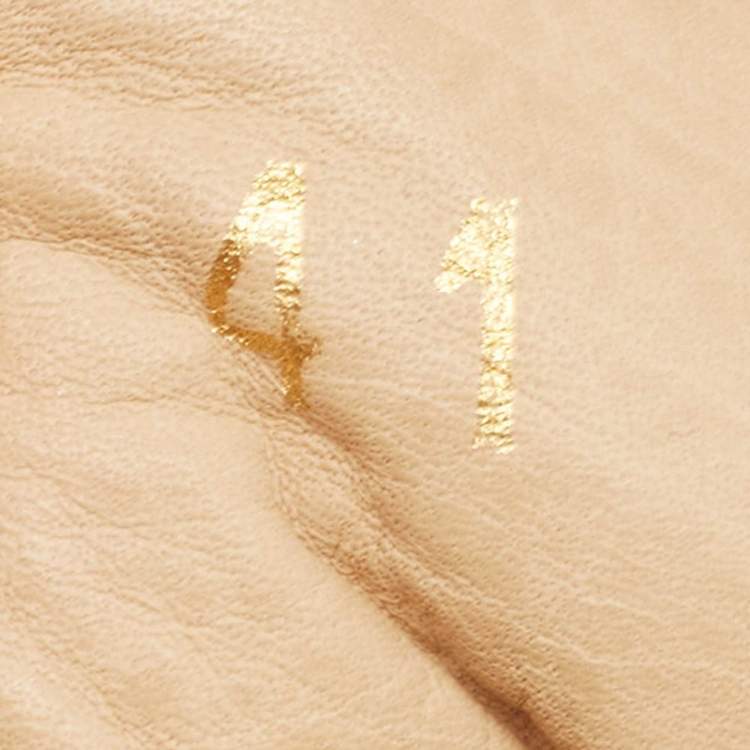 Pre Owned Christian Louboutin White Leather Louis High Top Sneakers Size 41