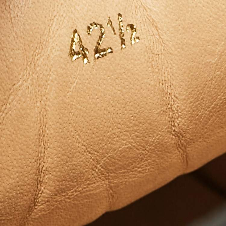 Pre Owned Christian Louboutin Black Suede Louis Junior Spikes Sneakers Size 42.5