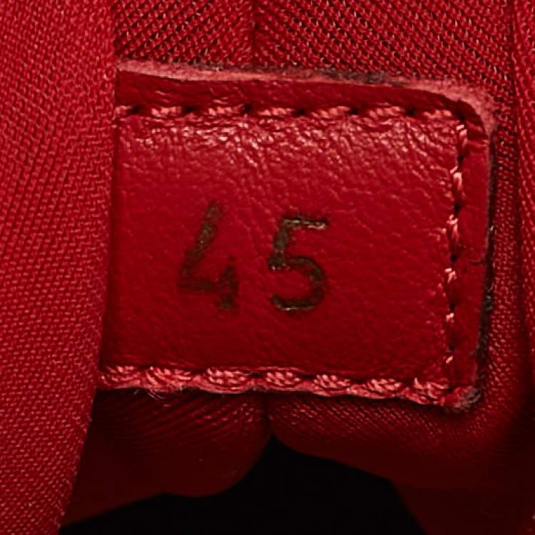 Pre Owned Christian Louboutin Multicolor Leather and Fabric Aurelien Sneakers Size 45