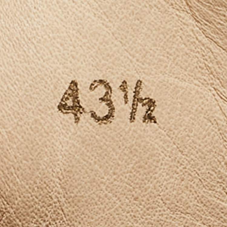 Pre Owned Christian Louboutin Black Leather Louis High Top Sneakers Size 43.5