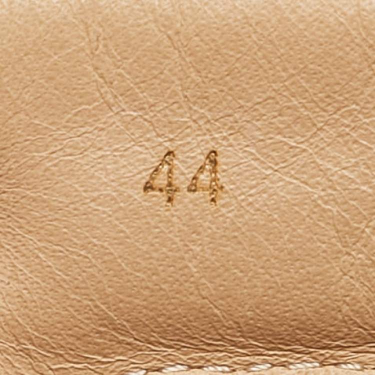 Pre Owned Christian Louboutin Grey Suede and Knit Fabric Rantus High Top Sneakers Size 44