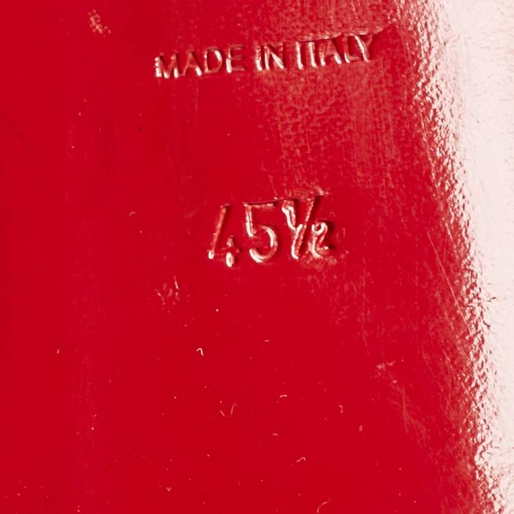 Pre Owned Christian Louboutin Black Suede Dandelion Loafers Size 45.5