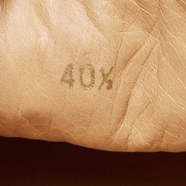 Pre Owned Christian Louboutin Green Suede Roller Boat Spike Slip On Sneakers Size 40.5