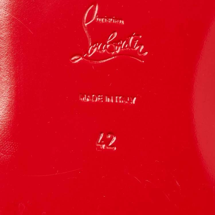 Pre Owned Christian Louboutin Brown Suede Roc X Tass Mules Size 42