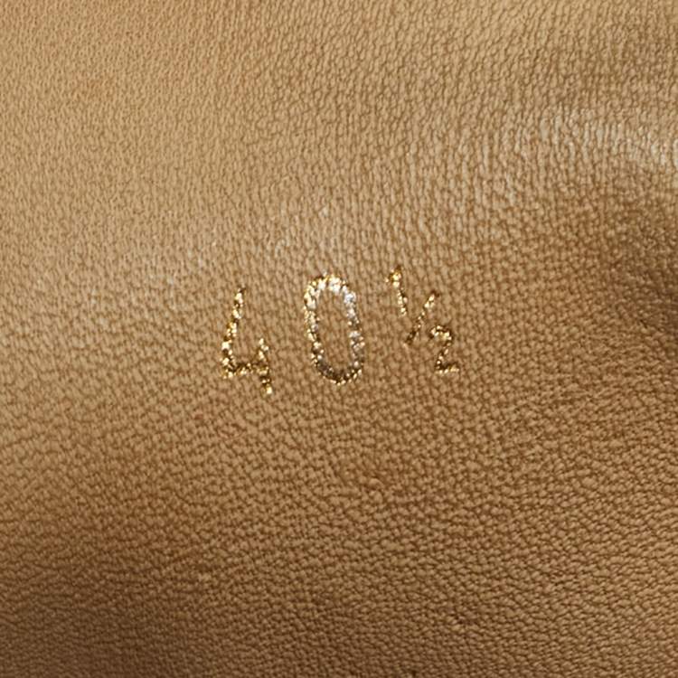 Pre Owned Christian Louboutin Black Suede Louis Junior Spikes Low Top Sneakers Size 40.5