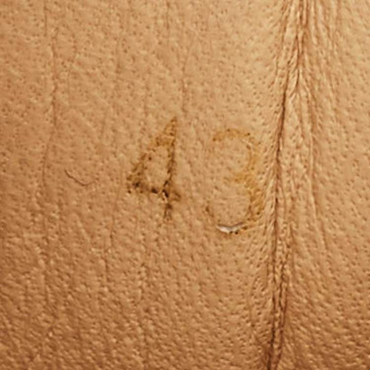 Pre Owned Christian Louboutin Black Leather and Mesh Louis Junior Sneakers Size 43