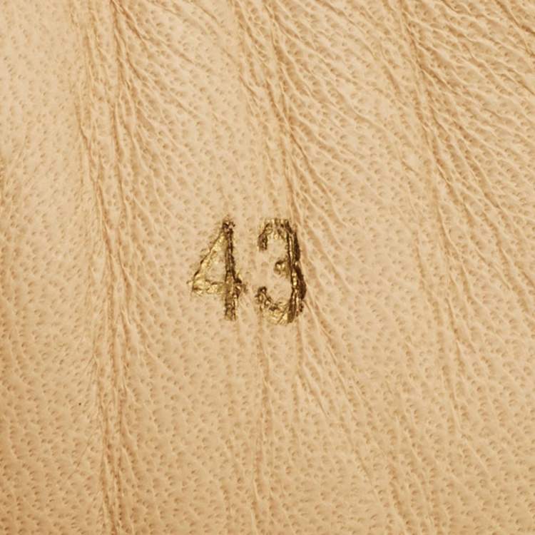 Pre Owned Christian Louboutin Louis Flat Size 43 Black Leather High Top Sneakers