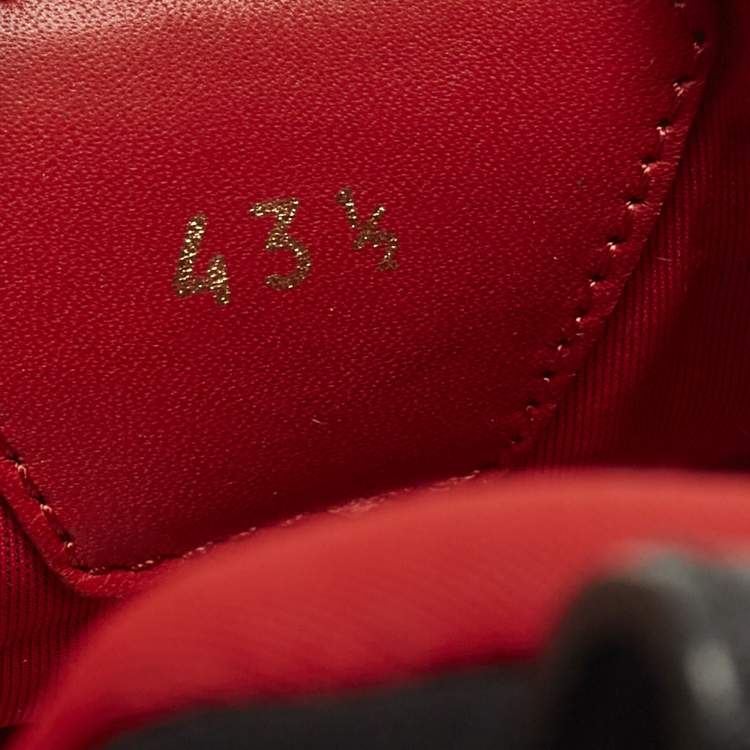 Pre Owned Christian Louboutin spike sock Size 43.5 Black Neoprene Slip On Sneakers