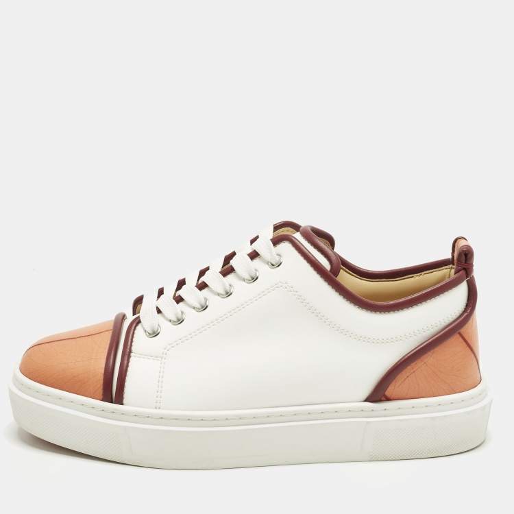 مملوكة مسبقًا Christian Louboutin Adolon Size 40 Tricolor Leather Low Top Sneakers