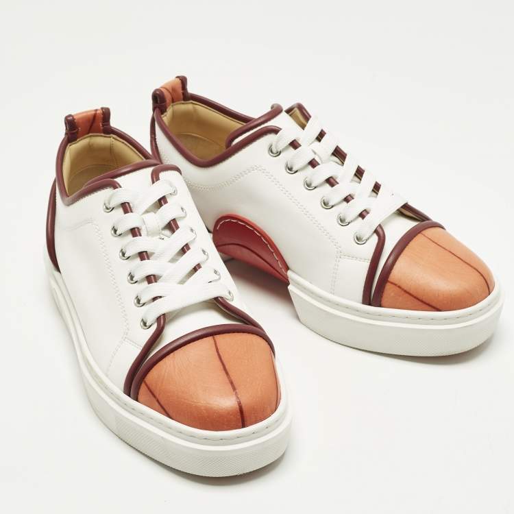 مملوكة مسبقًا Christian Louboutin Adolon Size 40 Tricolor Leather Low Top Sneakers