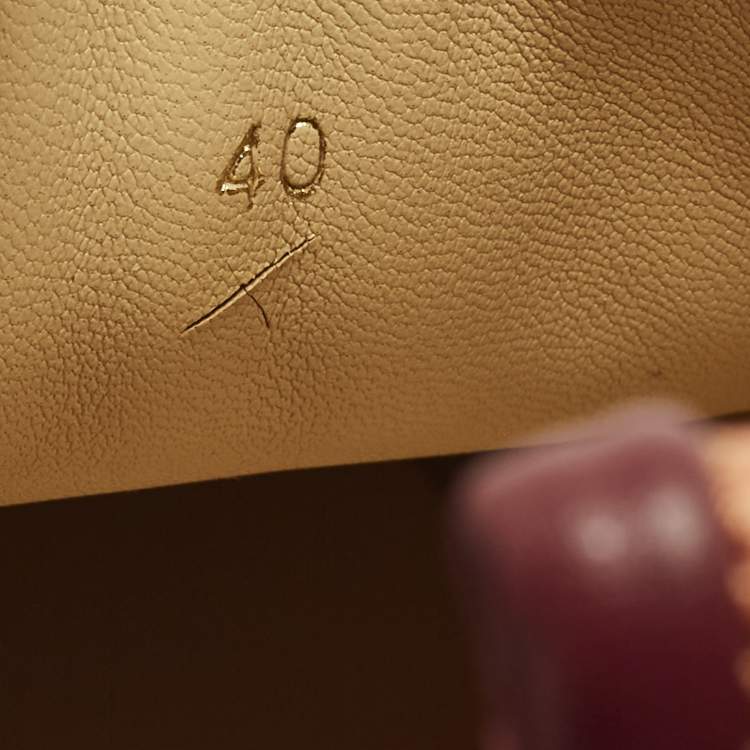 مملوكة مسبقًا Christian Louboutin Adolon Size 40 Tricolor Leather Low Top Sneakers