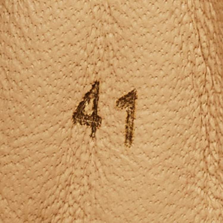 Pre Owned Christian Louboutin Louis Junior Spikes Size 41 Blue Suede Lace Up Sneakers